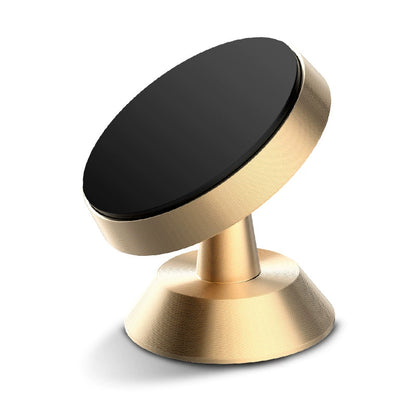 Strong Magnetic Aluminum Alloy Car Gift on-Board Bracket Magnetic Suction 360 Degrees Rotate Navigation Car Phone Holder